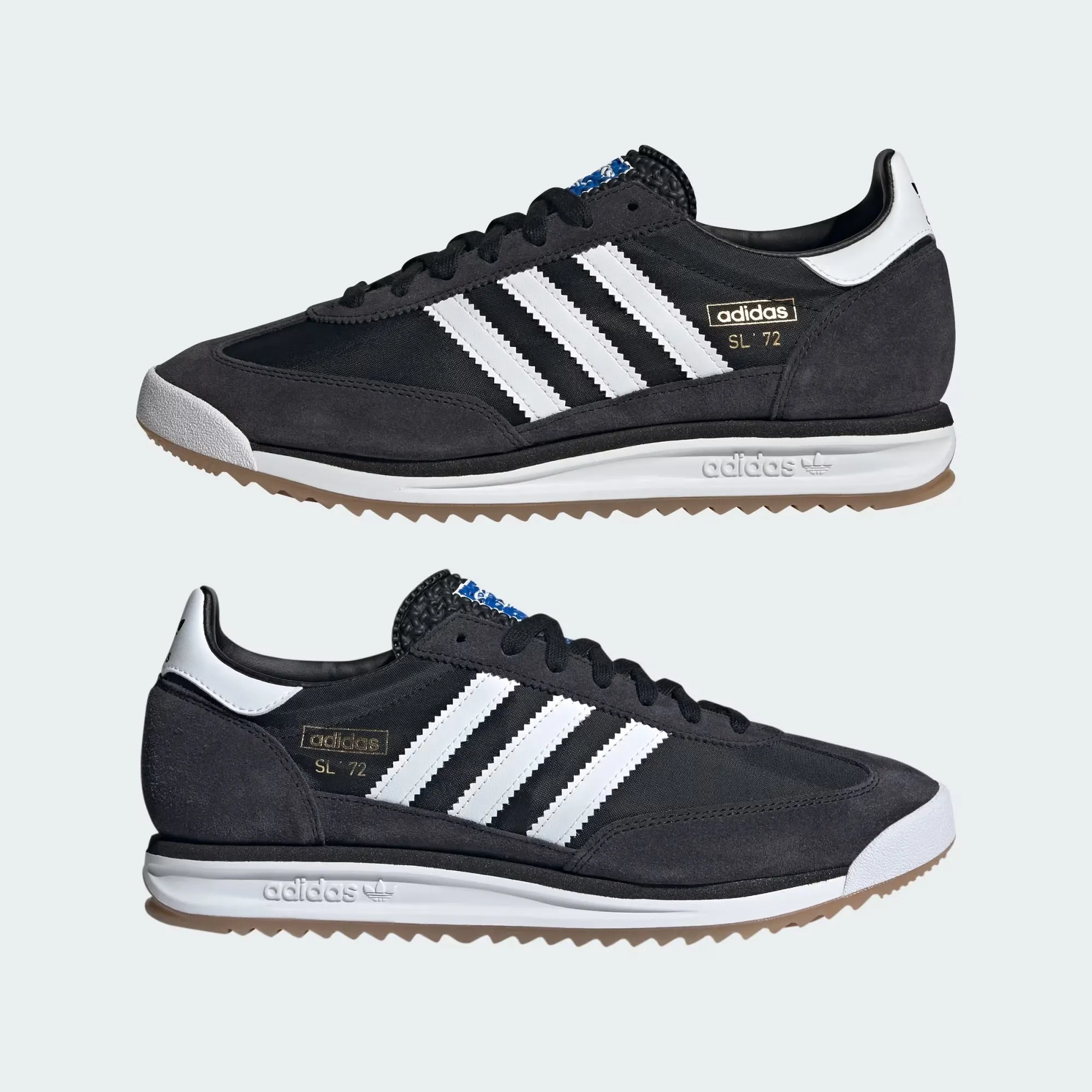 Adidas - SL 72 RS ~ Core Black/Cloud White/Blue