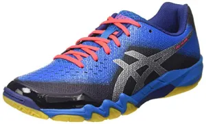 ASICS Men's Gel-Blade 6 Print/Race Blue Badminton Shoes-7 UK/India (41.5 EU)(8 US) (R703N.402)