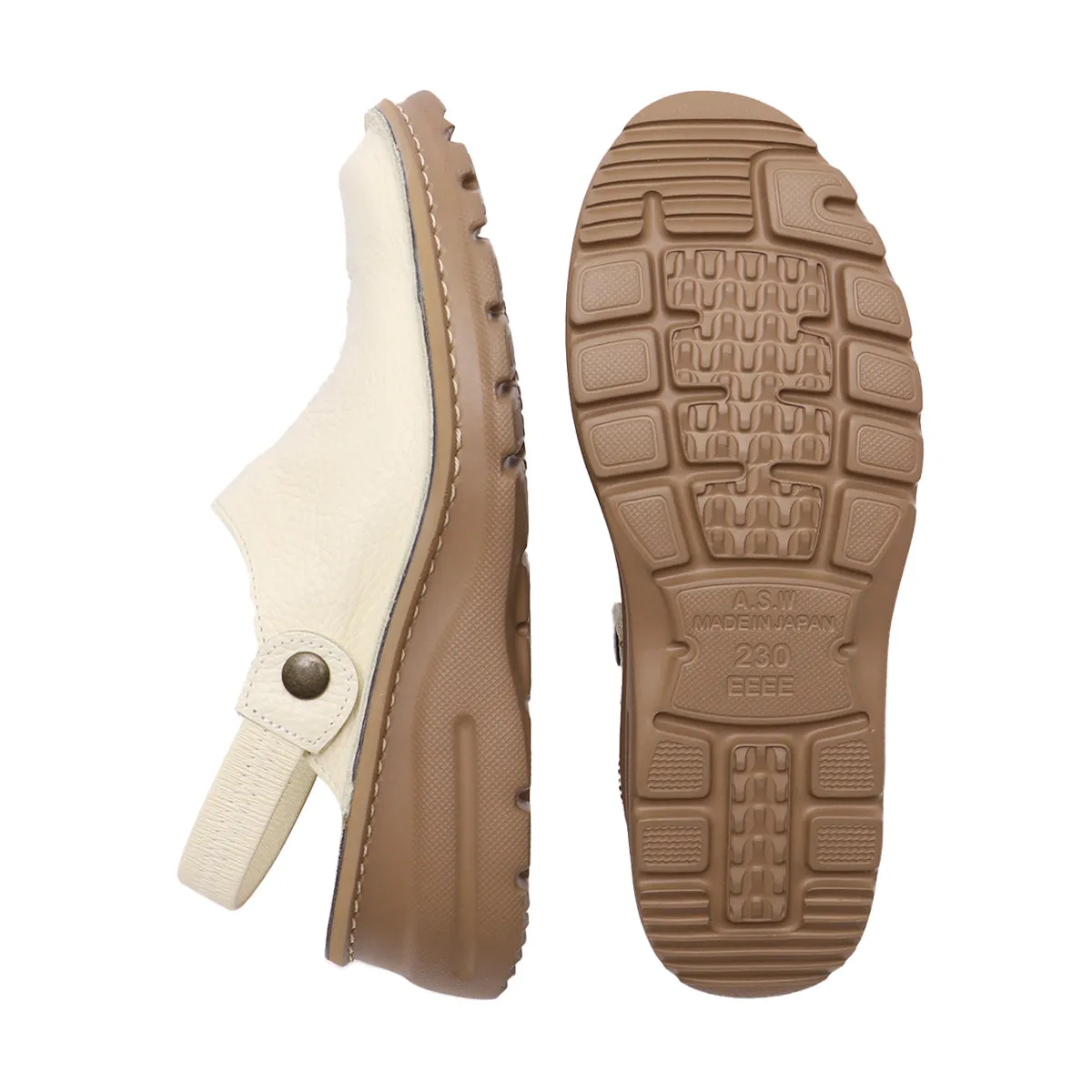 Asuka Ivory Ultra Light & Wide Fit Sandals