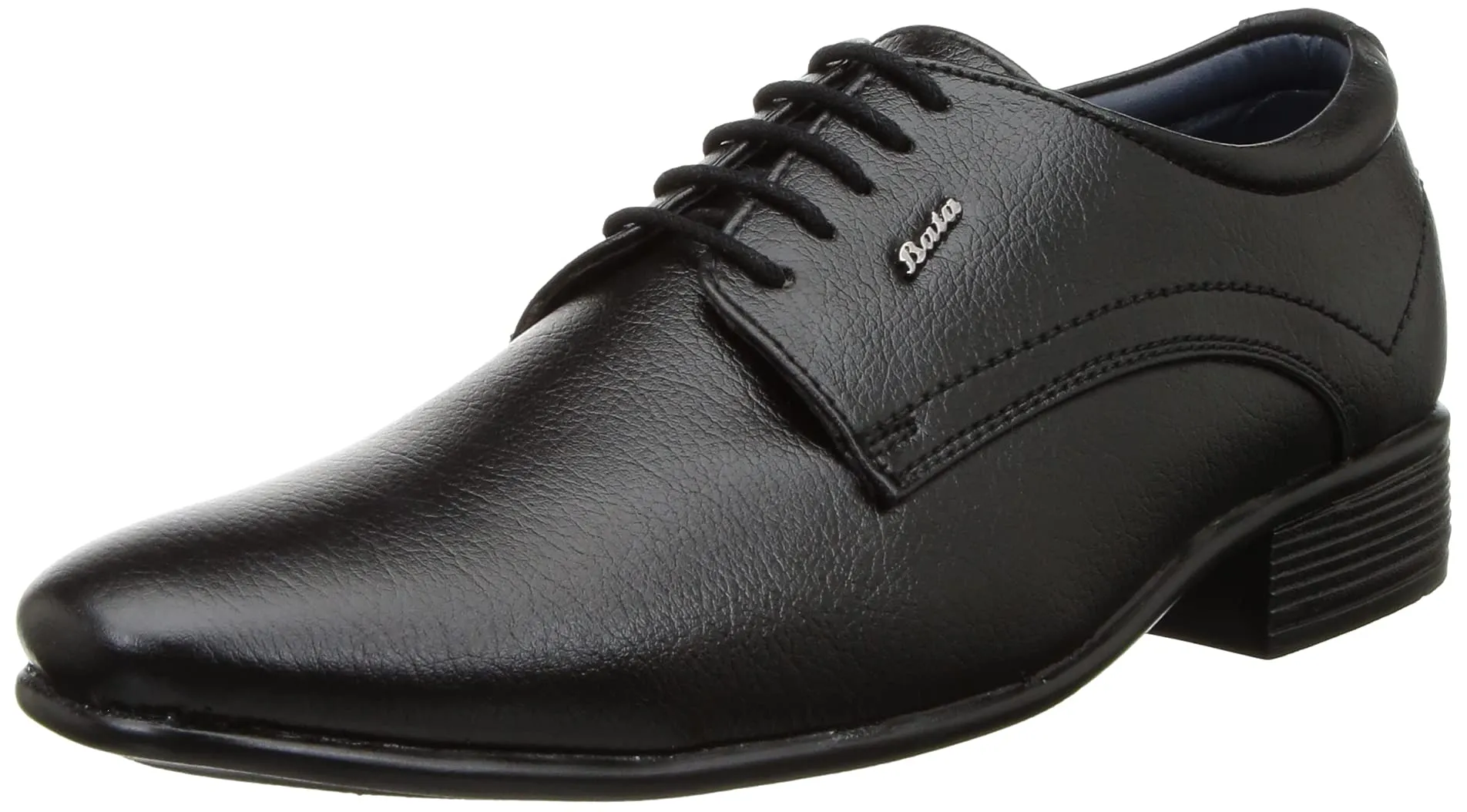 BATA mens BOSS-GRIP Black Uniform Dress Shoe - 8 UK(8216133)