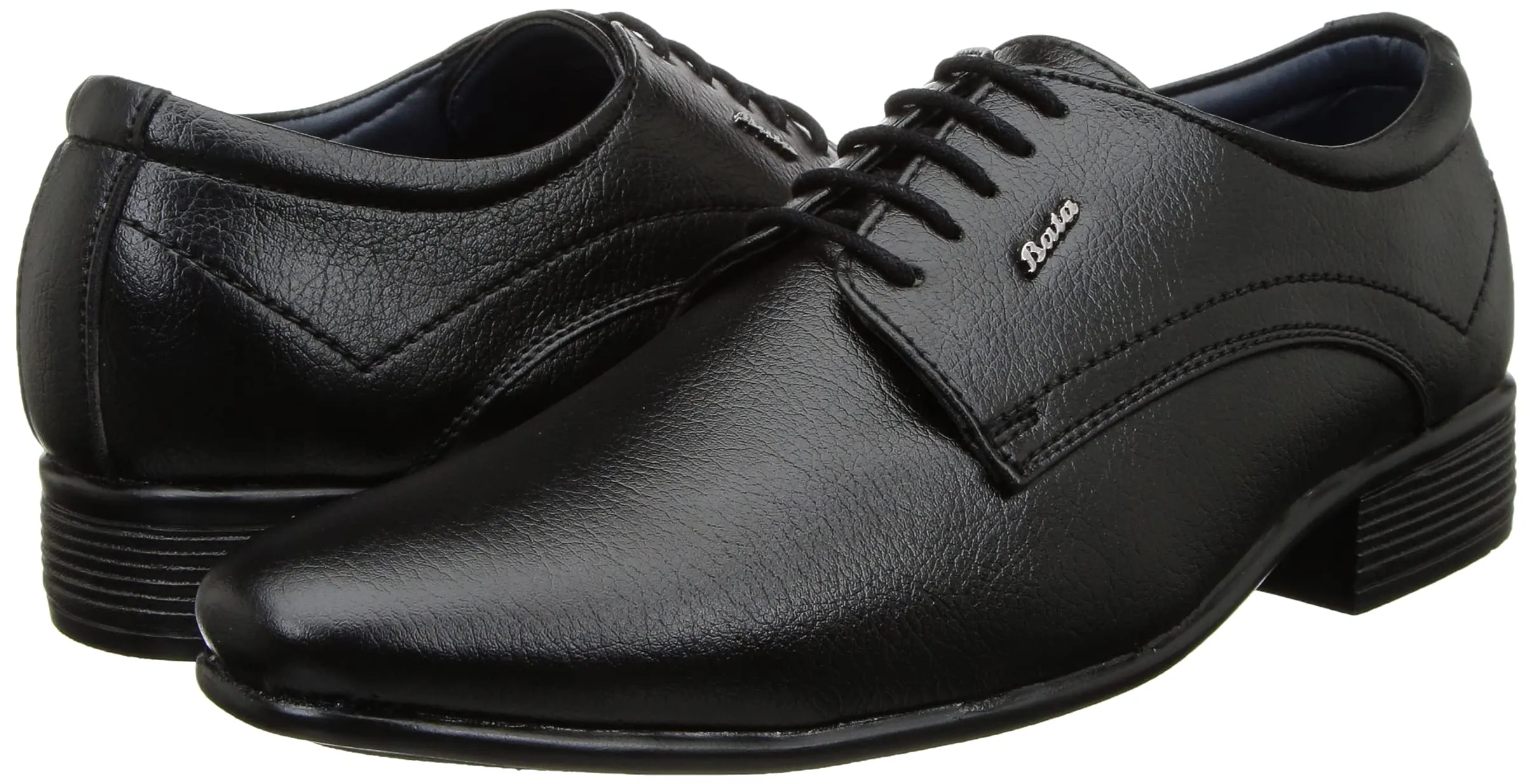 BATA mens BOSS-GRIP Black Uniform Dress Shoe - 8 UK(8216133)