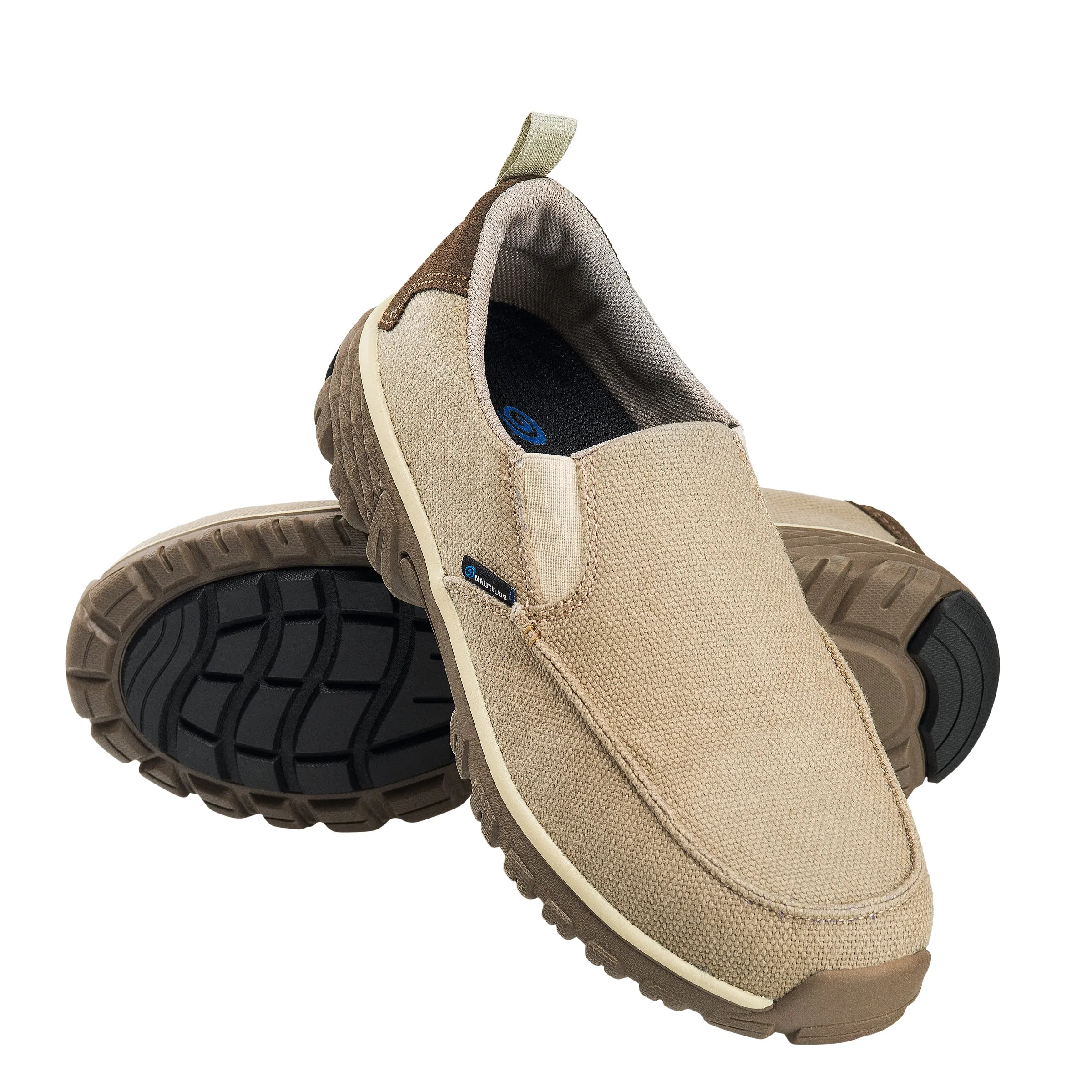 Breeze Tan Alloy Toe EH Slip-On Work Shoe