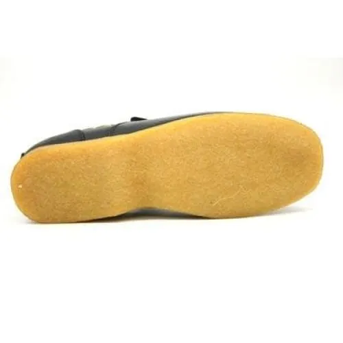 British Walkers Palace Men's Black Leather Slip On