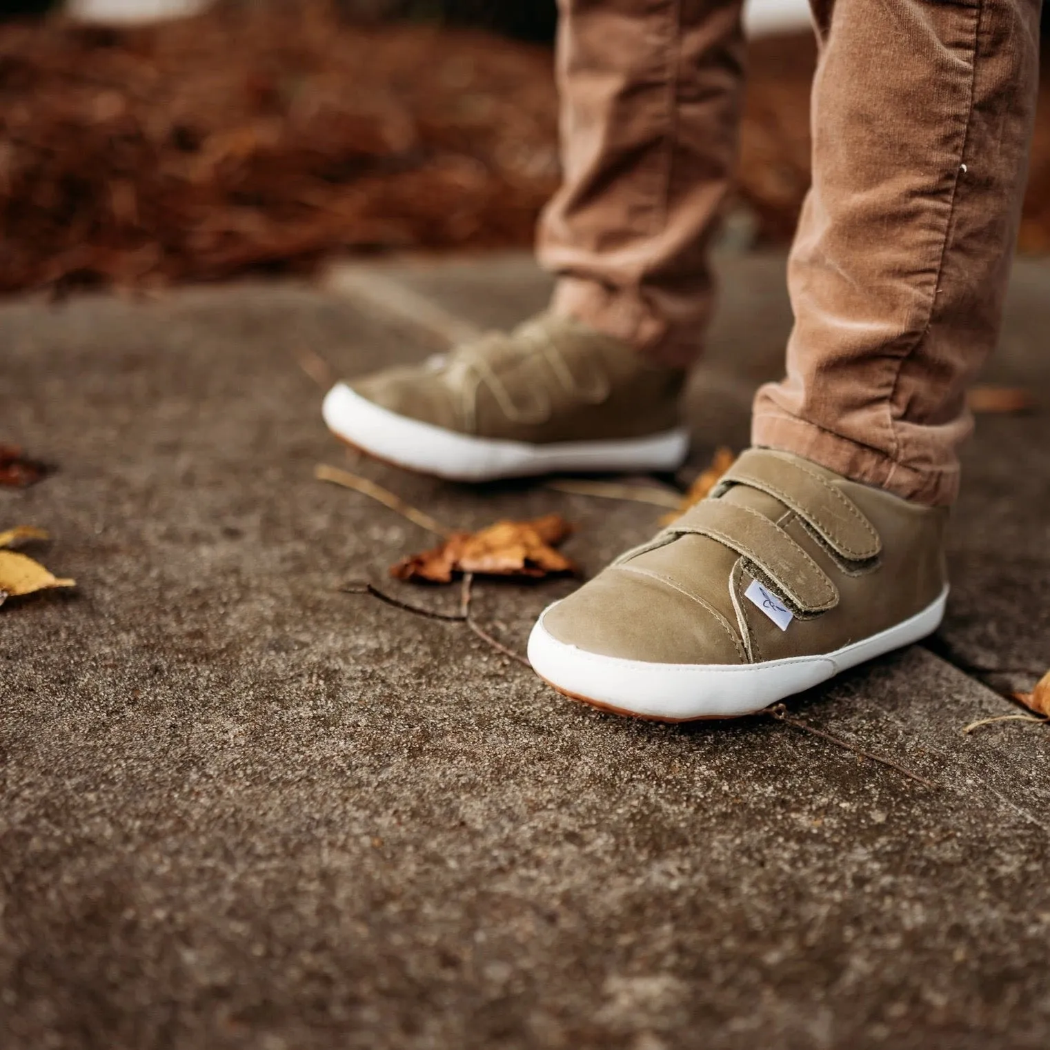 Casual Army Green Low Top Shoes