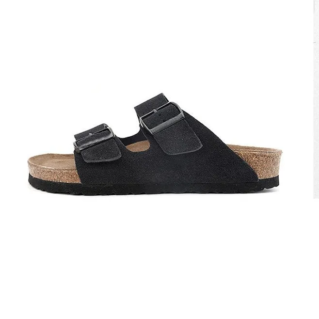 Double Buckle Open Toe Sandals