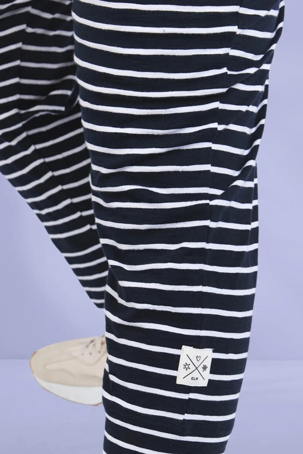 Elm Brunch Pants Navy White Stripe