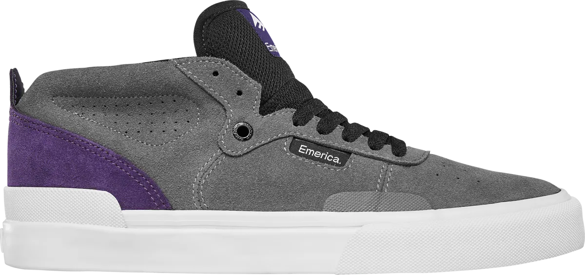Emerica Mens Pillar Grey Purple Shoes