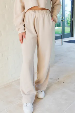 Escaping Reality Fleece Wide Leg Pants