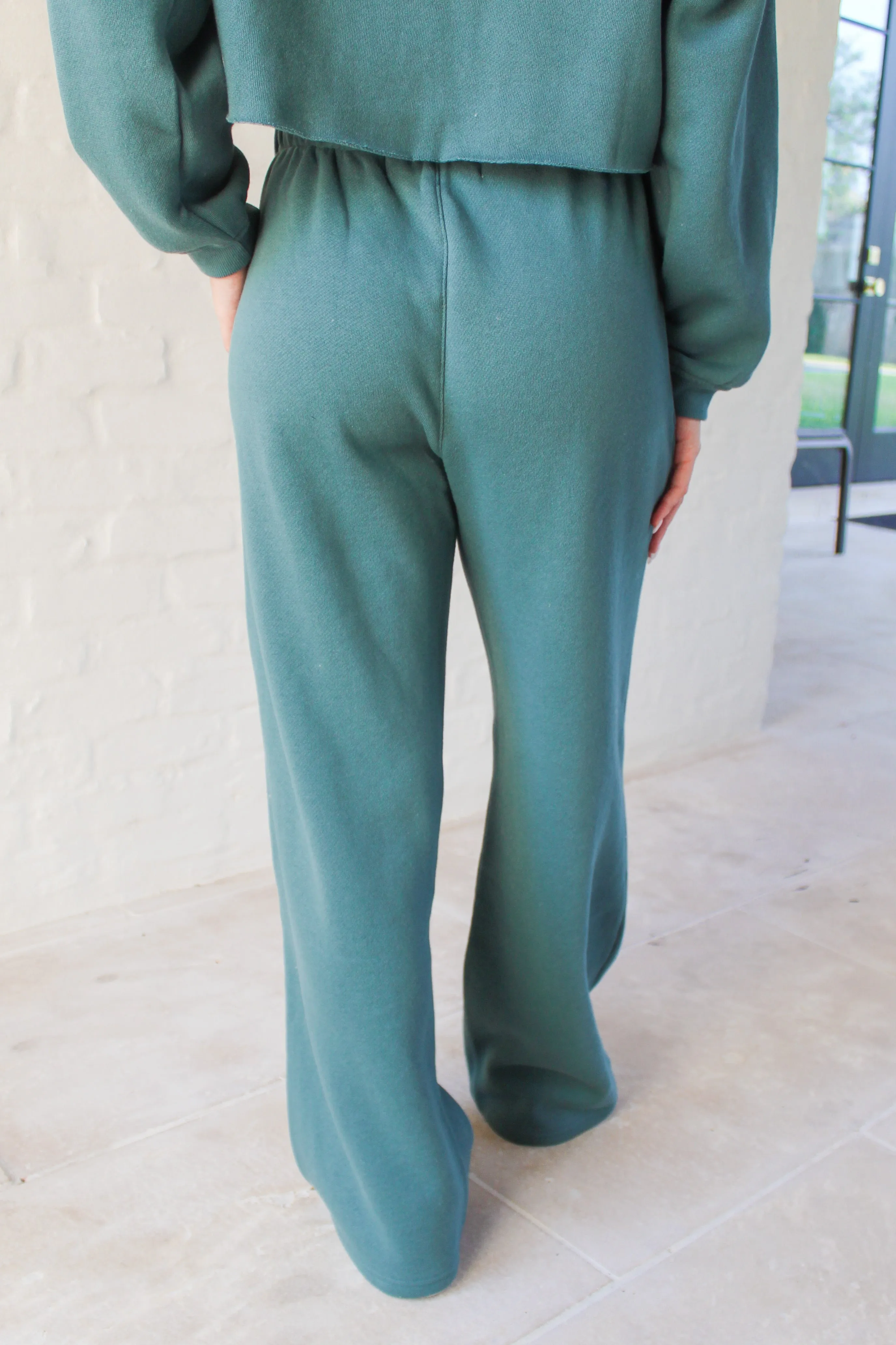 Escaping Reality Fleece Wide Leg Pants