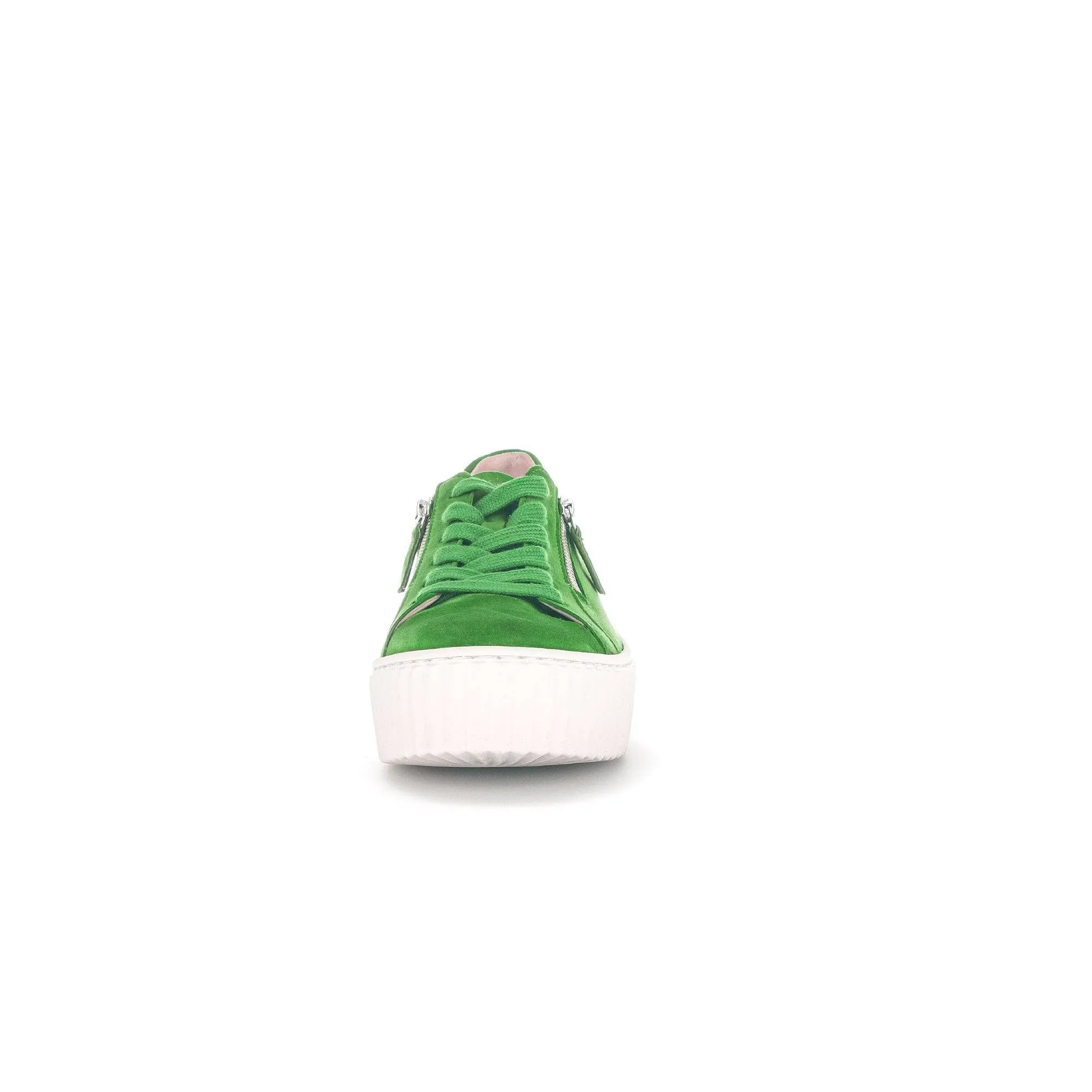Gabor 43.200.31 Dolly Ladies Green Suede Lace Up Trainers