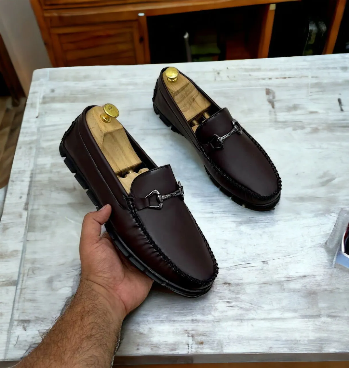 Jack Marc Elevate Your Style with Fashionable Designer Driving Loafers
