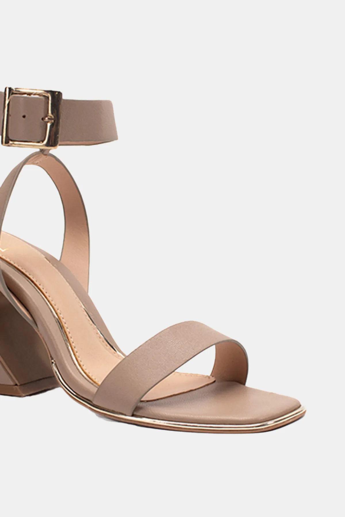 Kitkat Block Heels - Taupe