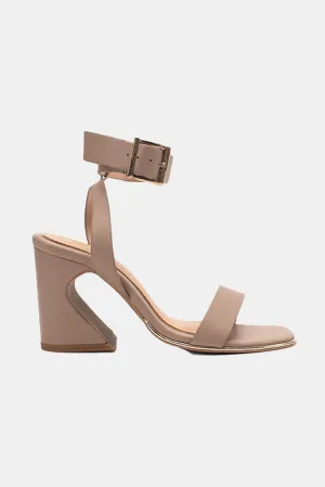 Kitkat Block Heels - Taupe