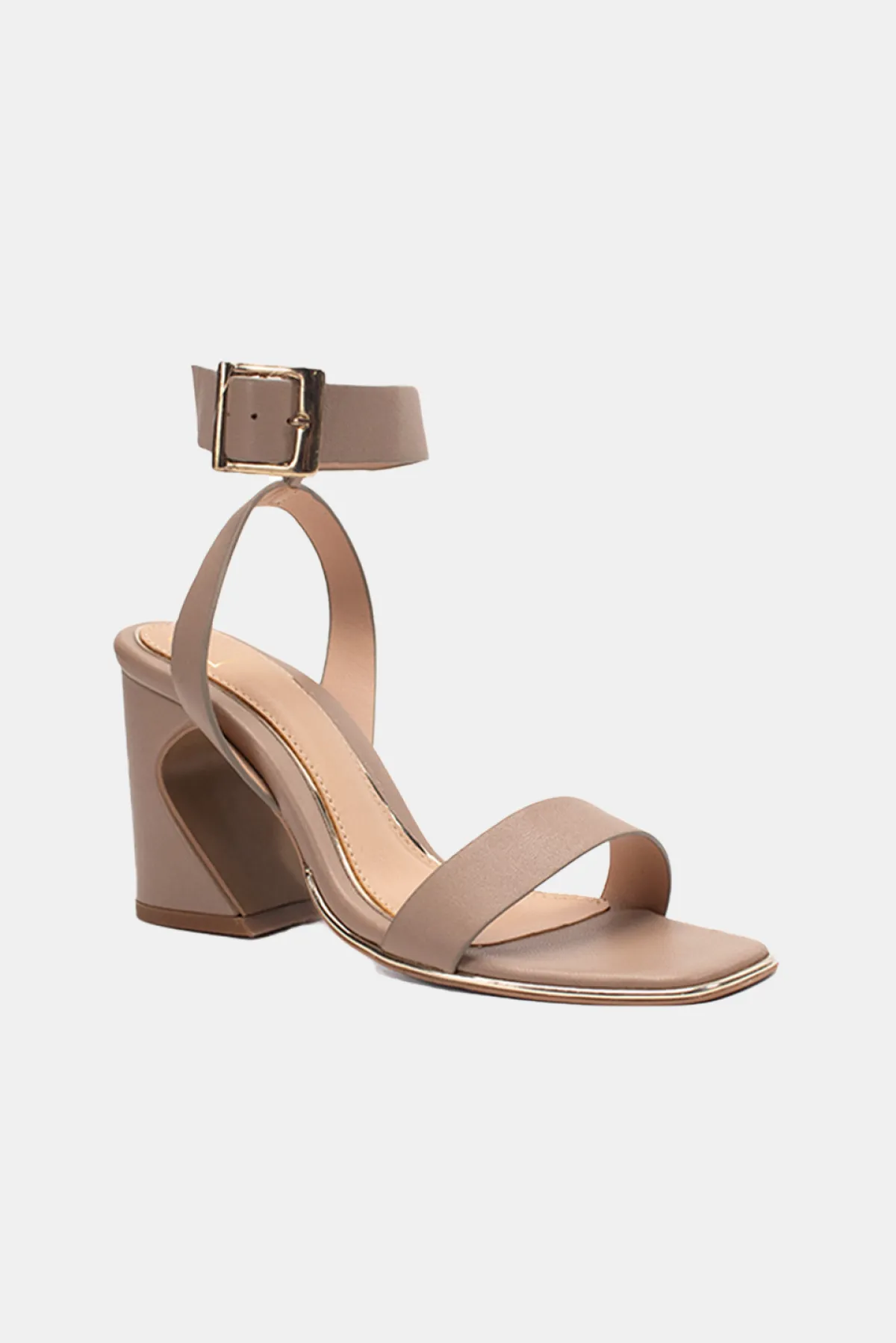 Kitkat Block Heels - Taupe