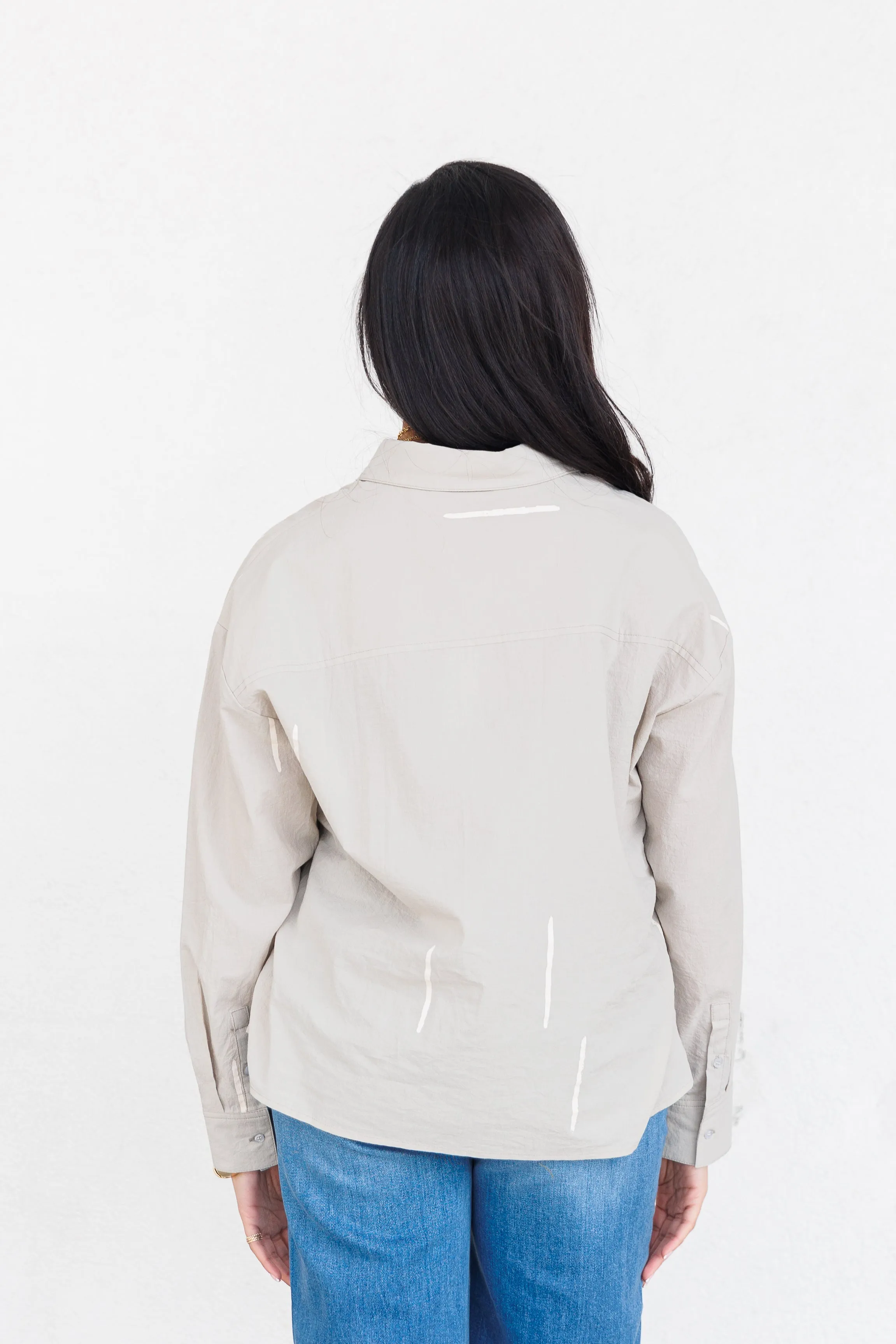 LAUREL MATCHSTICK PRINT SHIRT