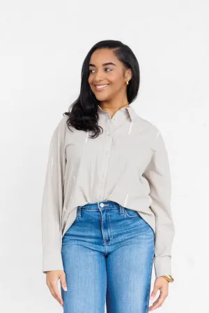 LAUREL MATCHSTICK PRINT SHIRT
