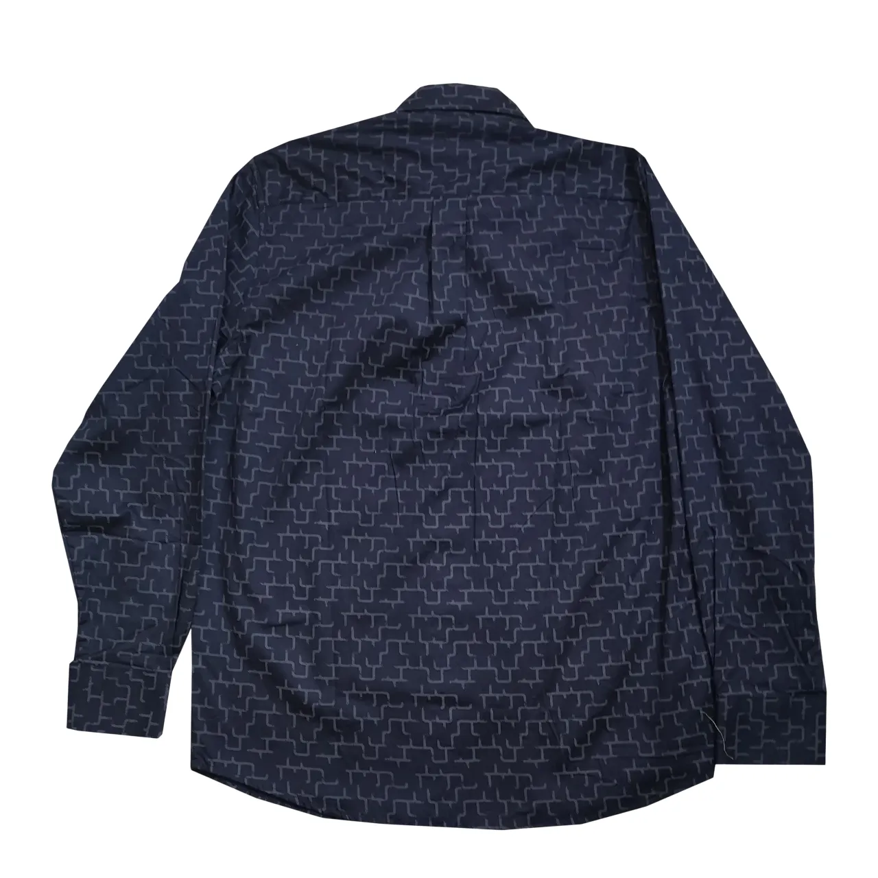 Lorenzini LS Navy Blue Pattern Shirt
