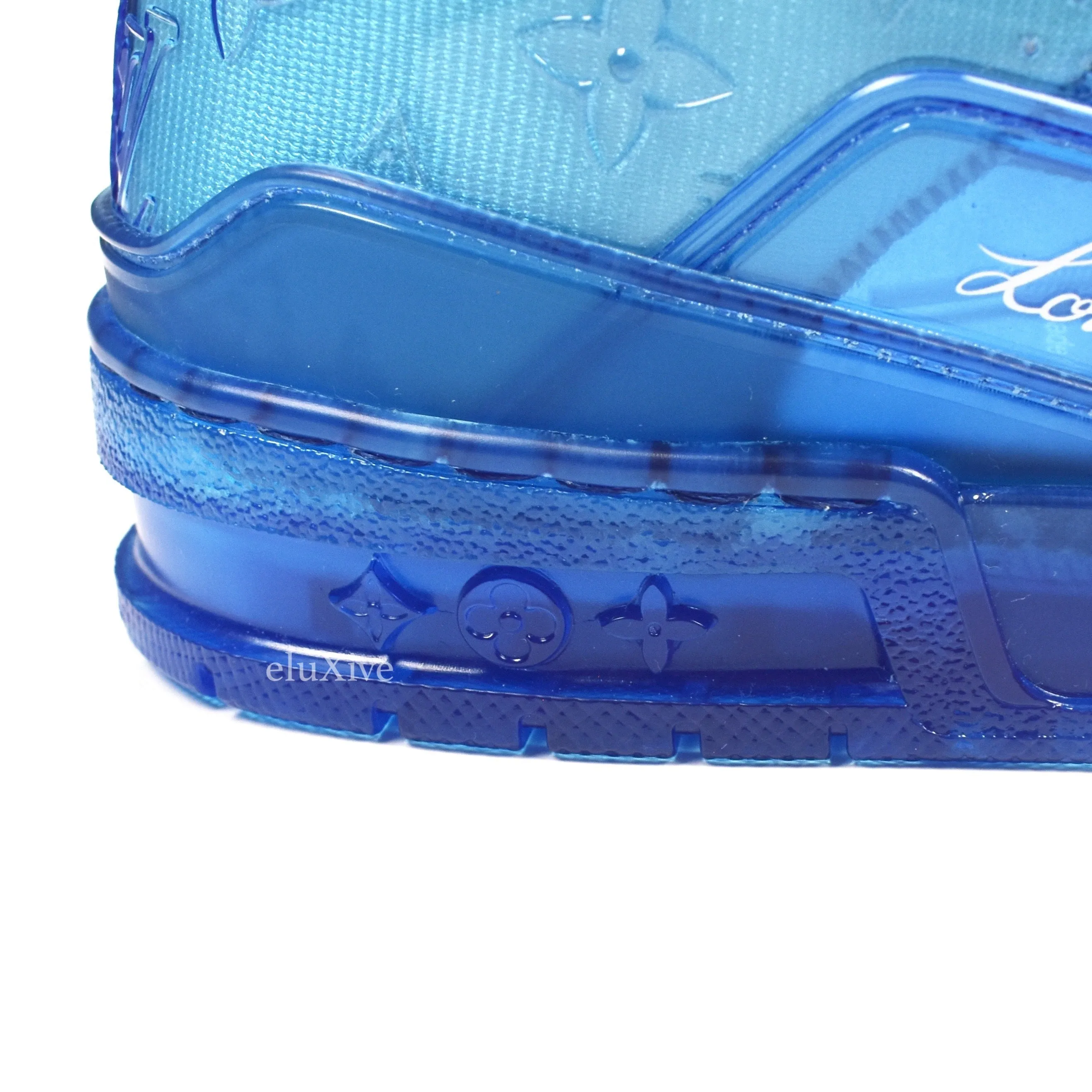 Louis Vuitton - Transparent Blue Trainer Sneakers
