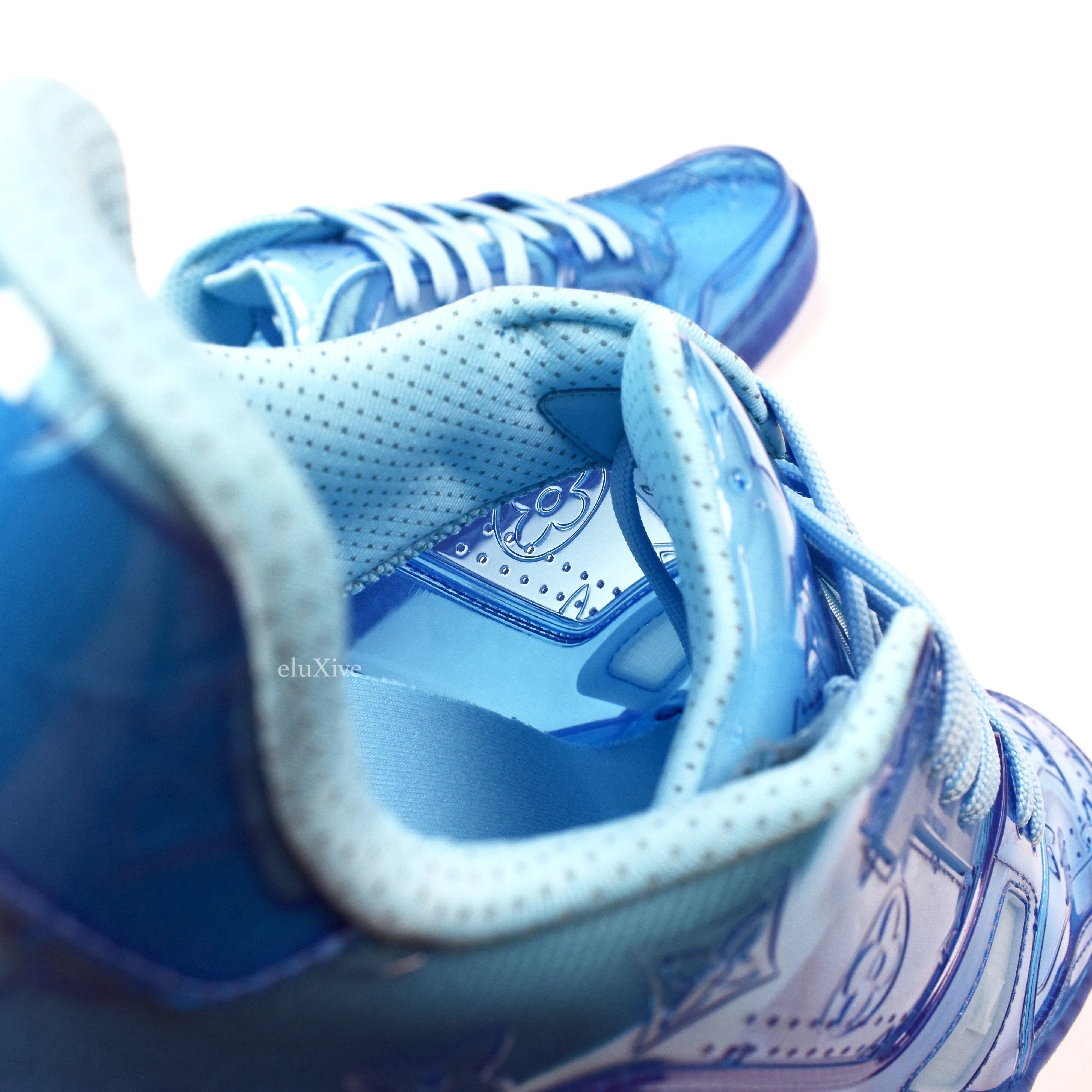 Louis Vuitton - Transparent Blue Trainer Sneakers