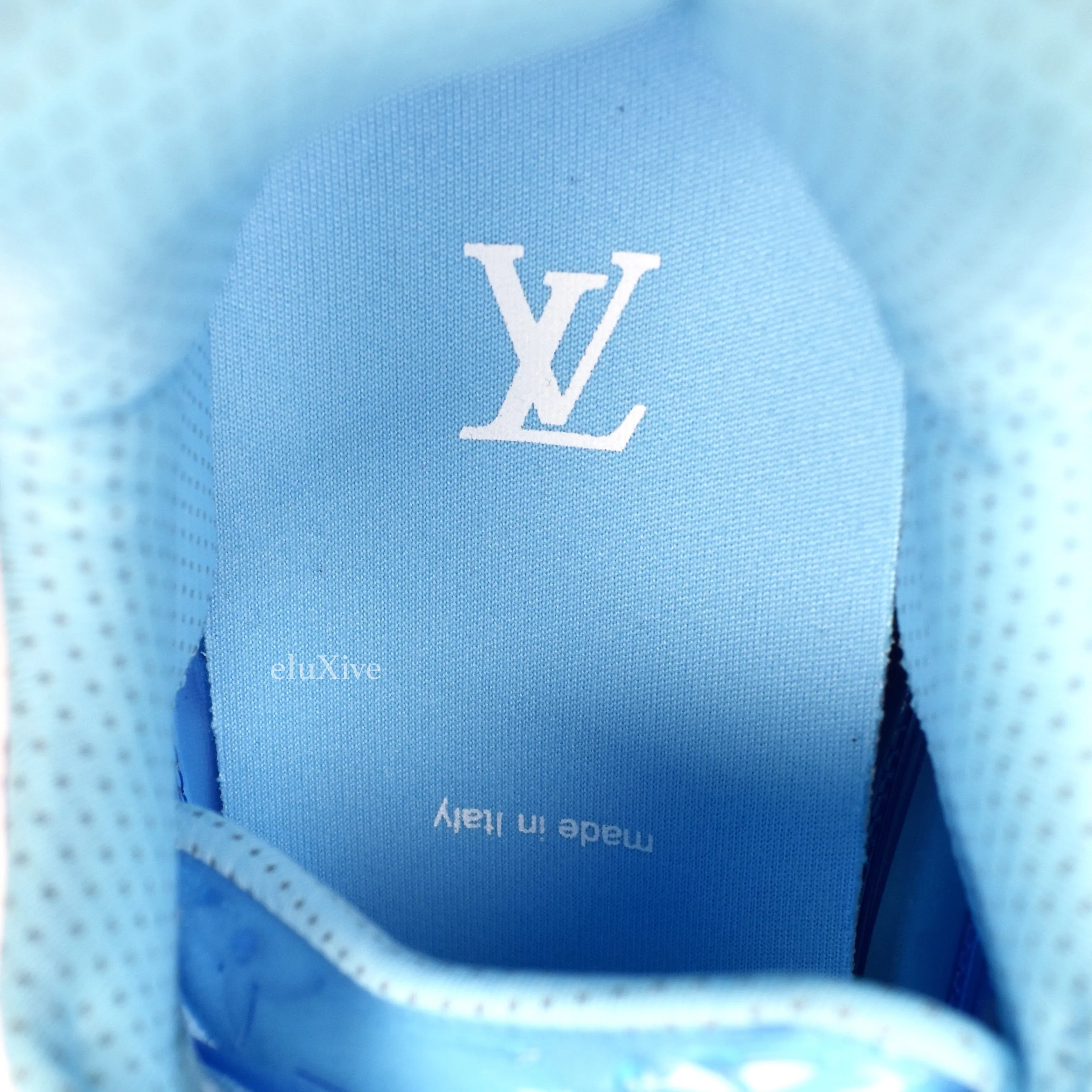 Louis Vuitton - Transparent Blue Trainer Sneakers