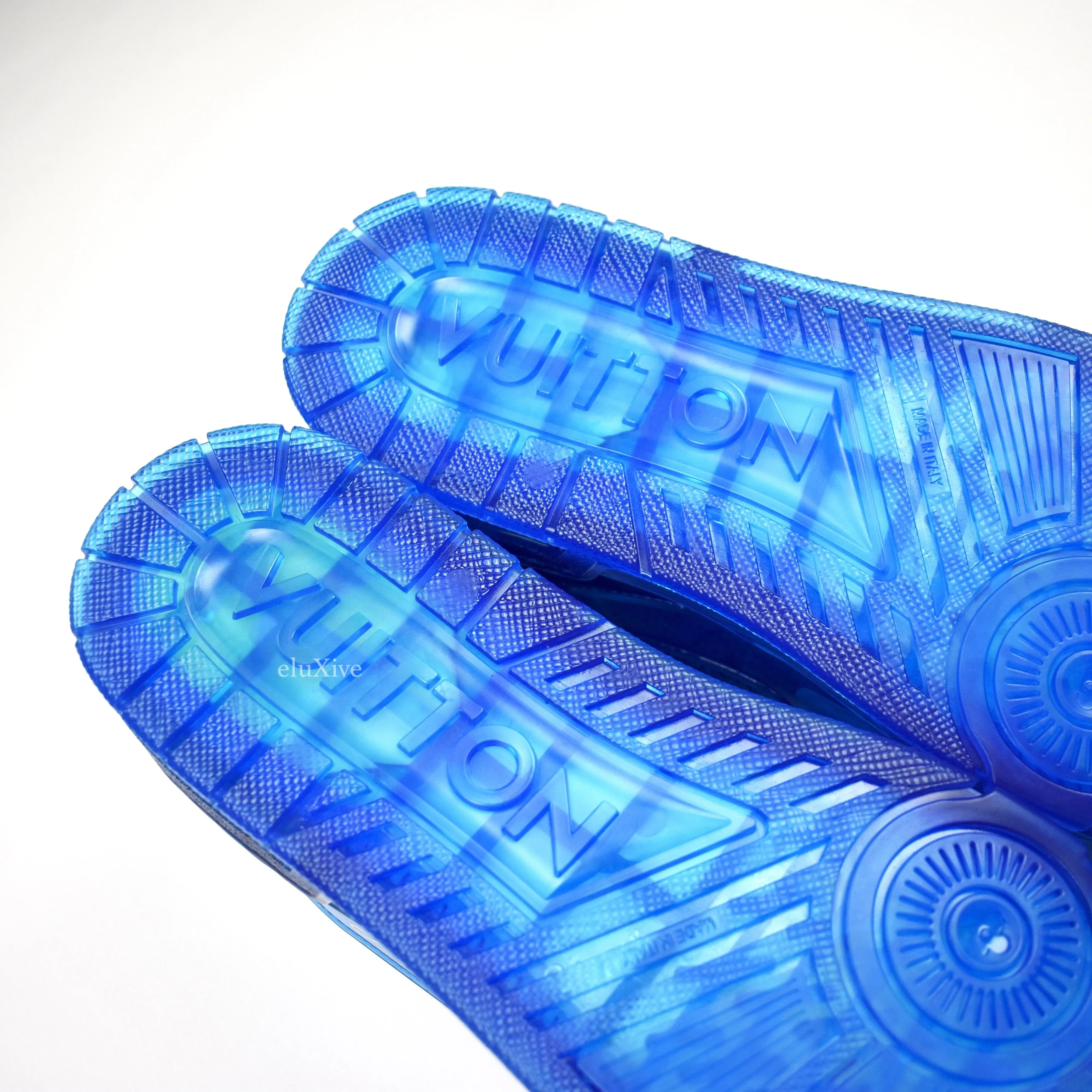 Louis Vuitton - Transparent Blue Trainer Sneakers