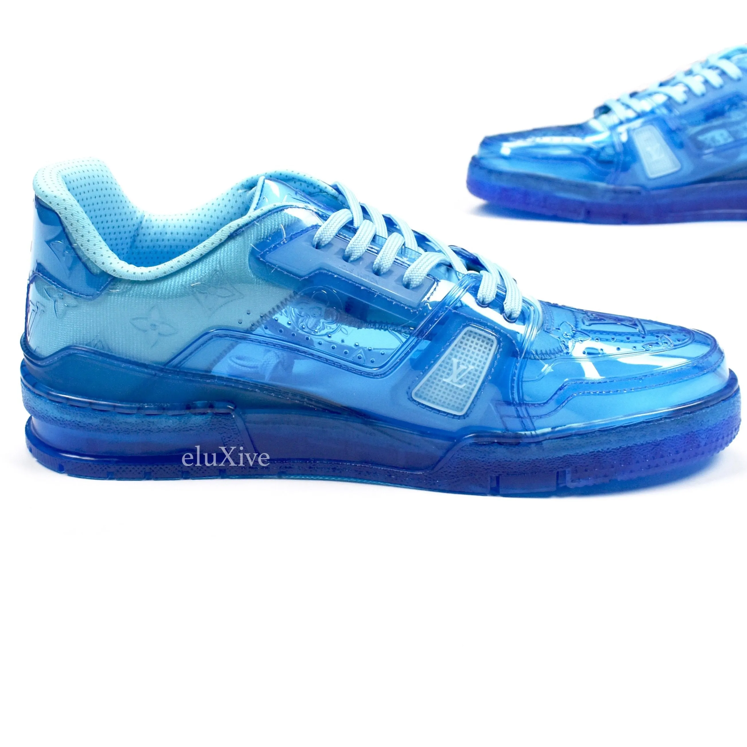 Louis Vuitton - Transparent Blue Trainer Sneakers