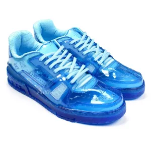 Louis Vuitton - Transparent Blue Trainer Sneakers