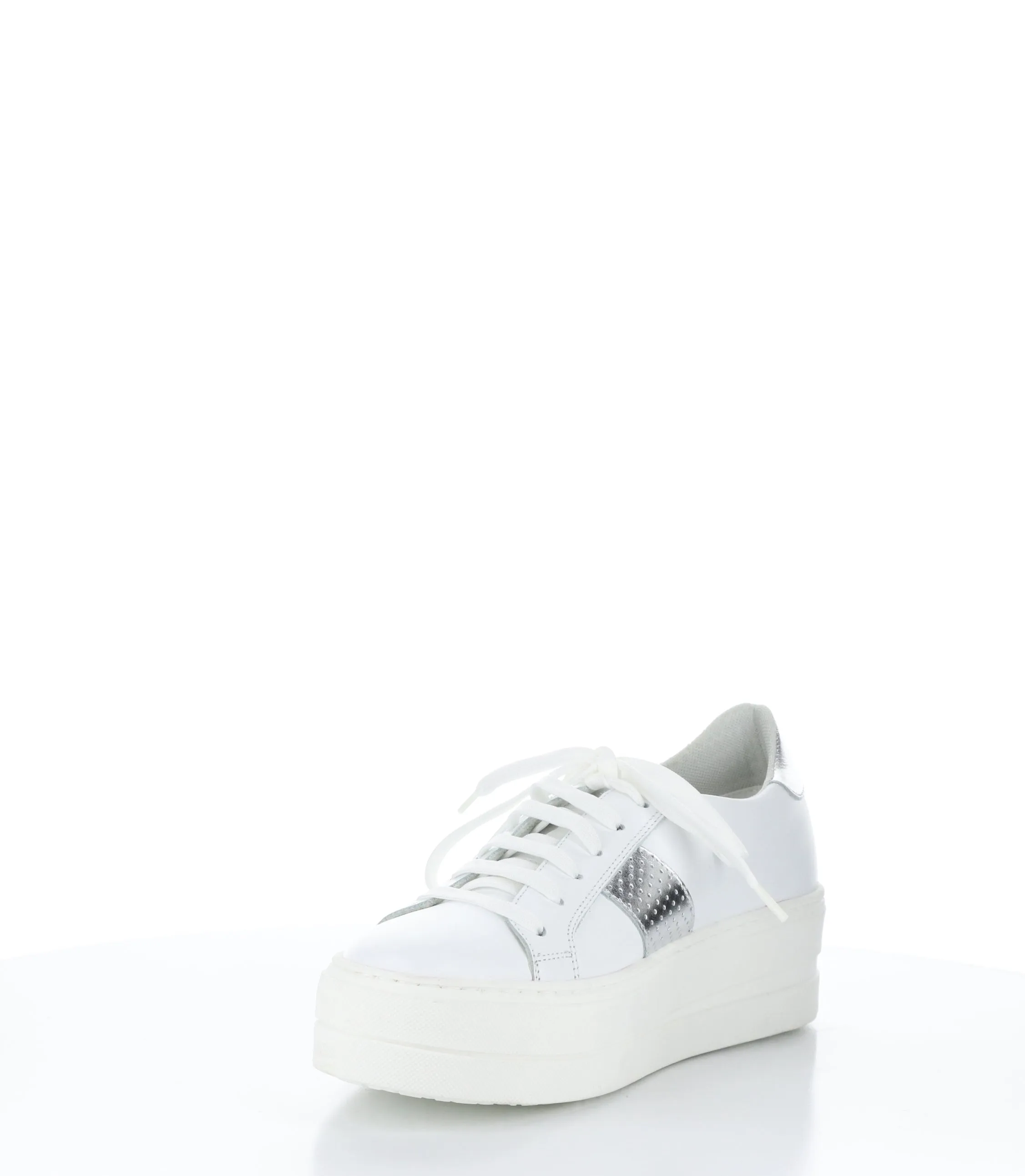 MAISON White Lace-up Shoes