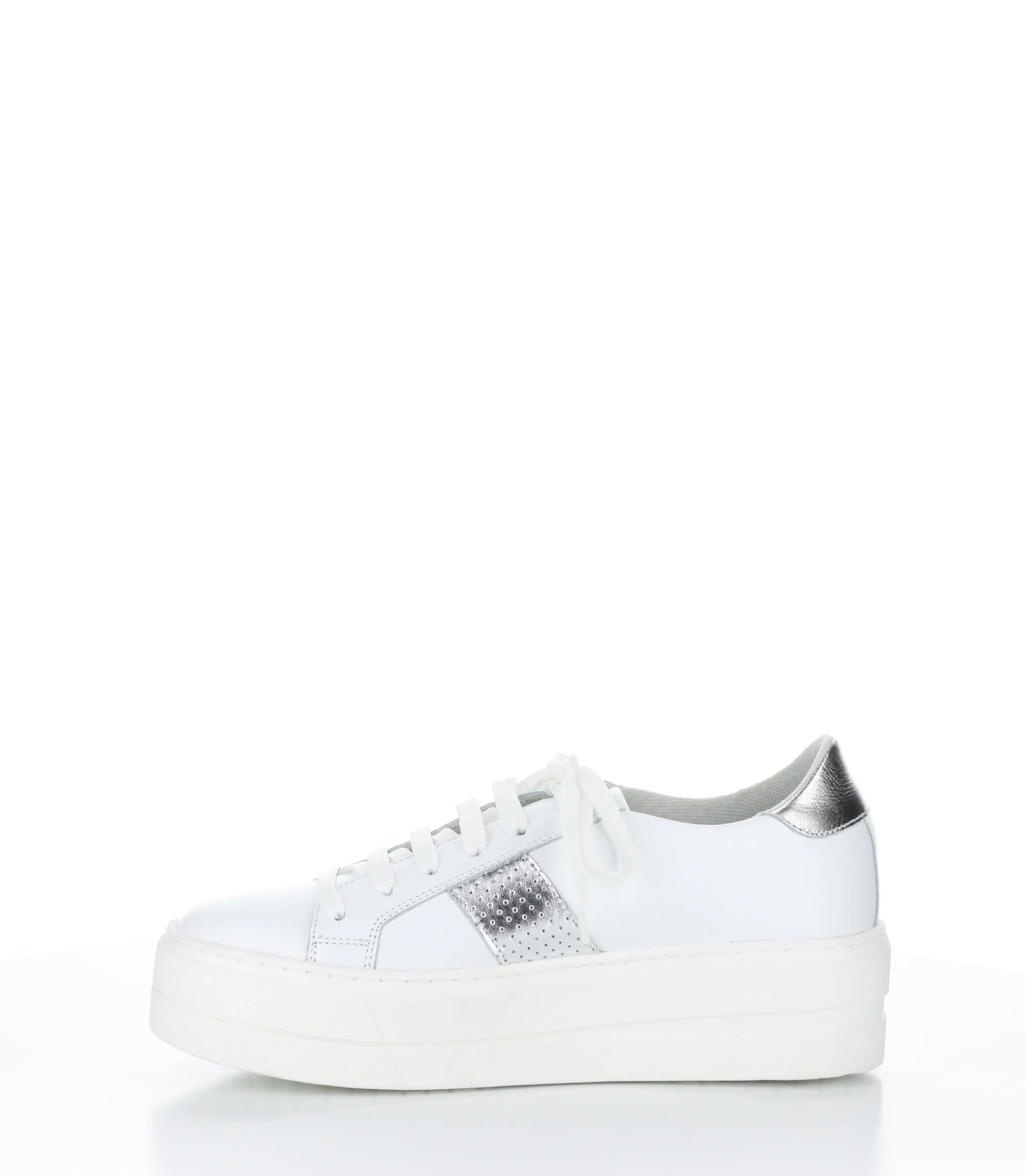 MAISON White Lace-up Shoes