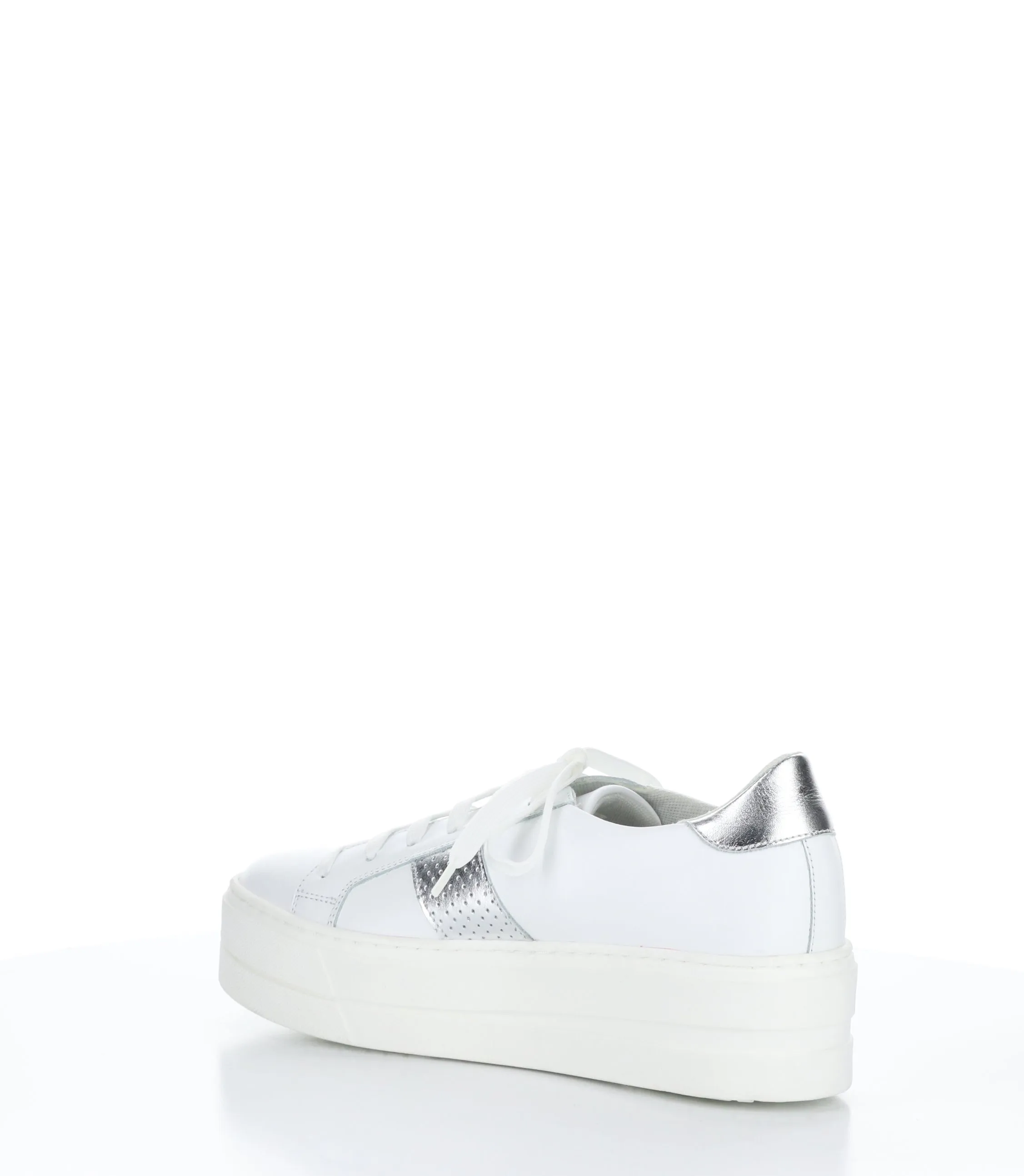 MAISON White Lace-up Shoes
