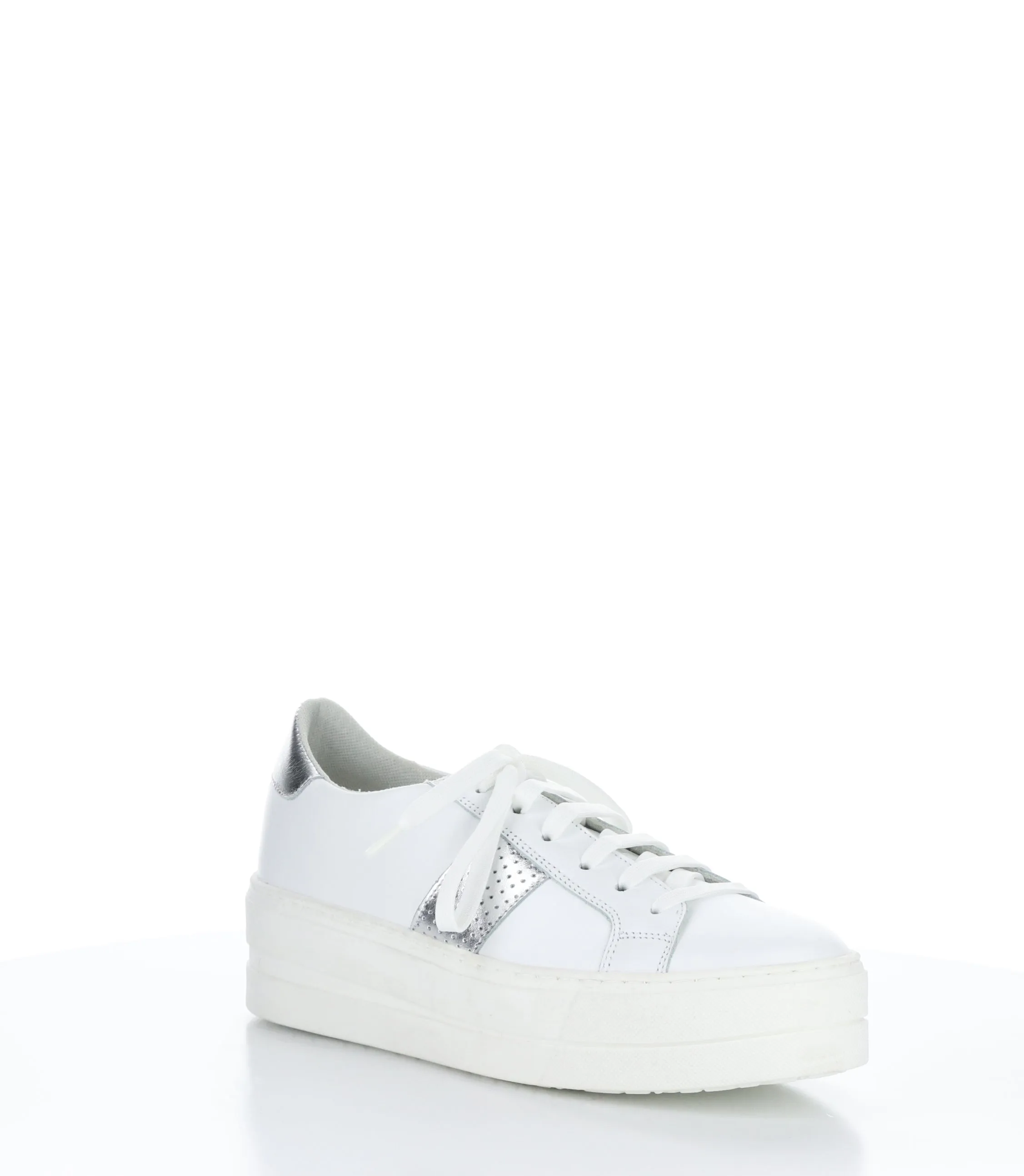 MAISON White Lace-up Shoes