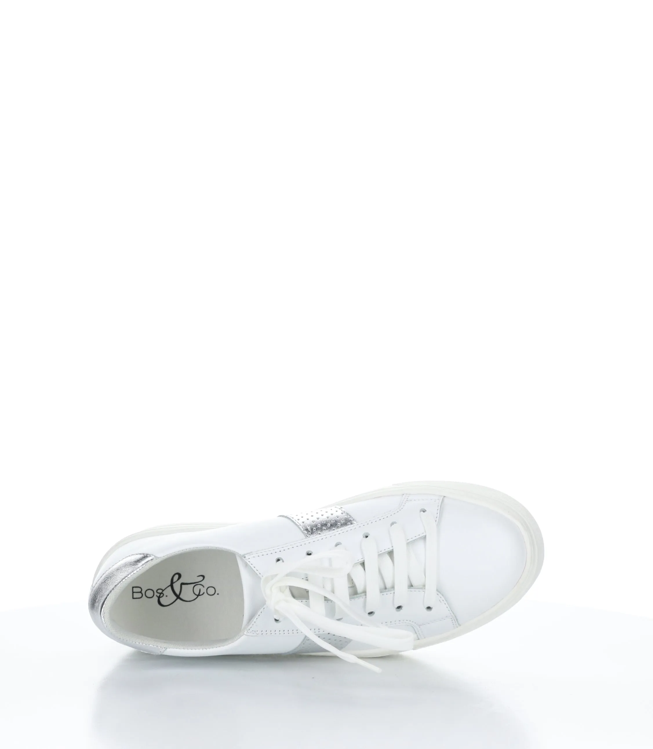 MAISON White Lace-up Shoes