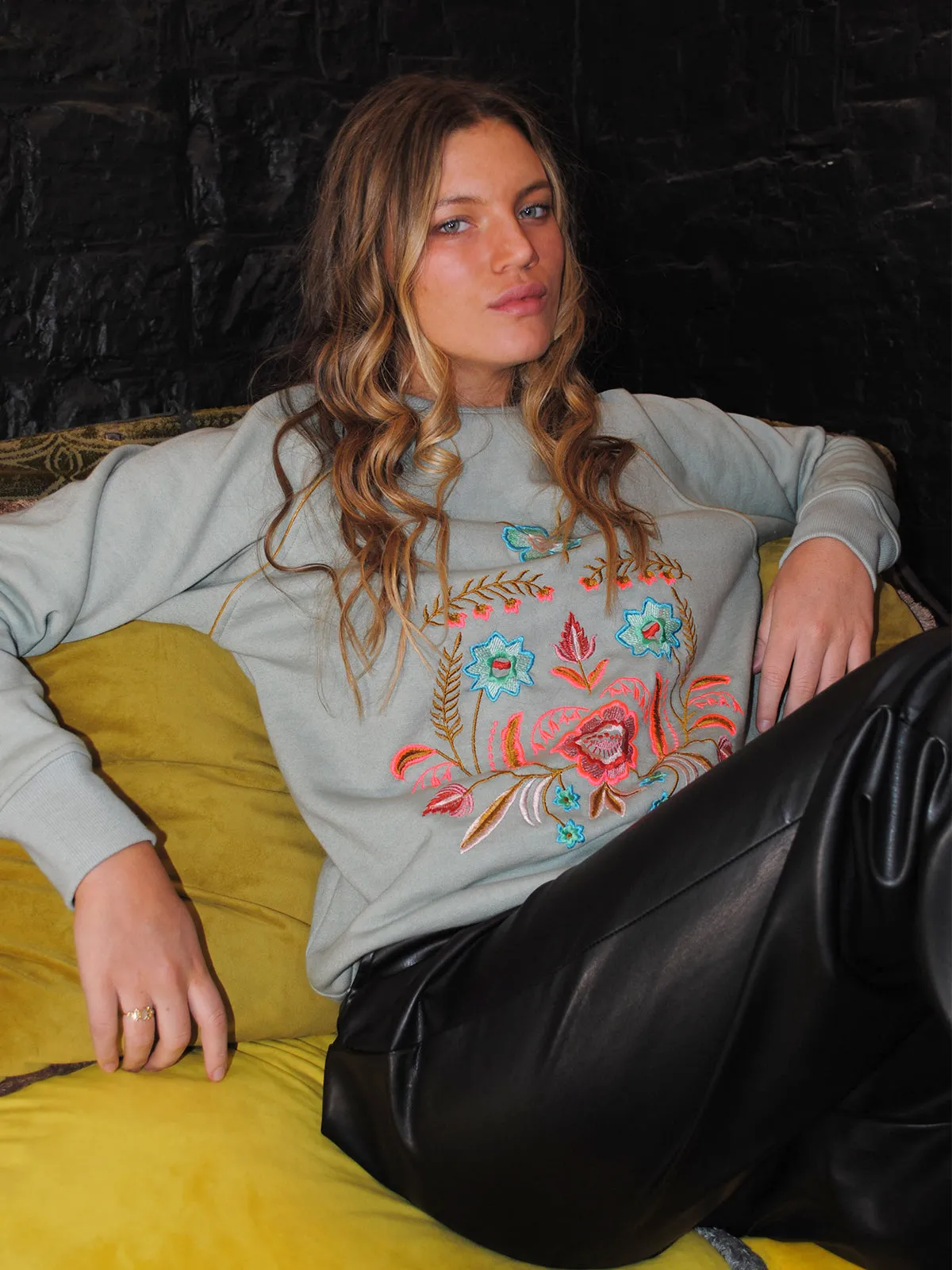 Meadow Sweatshirt Pistachio