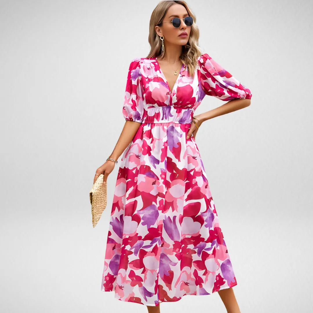 Meredith | Charming dress with V-neckline