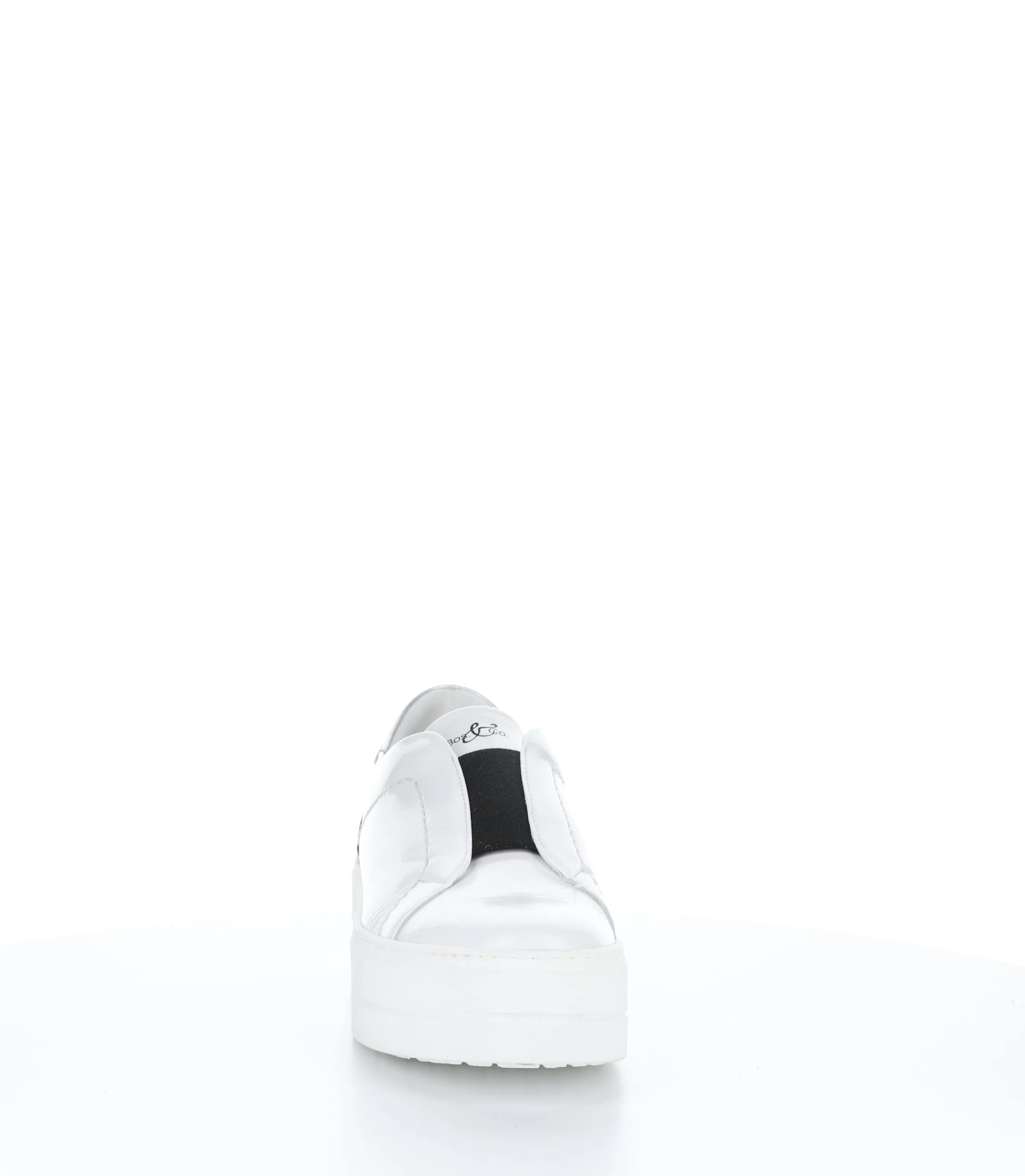 MONA WHITE/BLACK/SILVER Slip-on Shoes