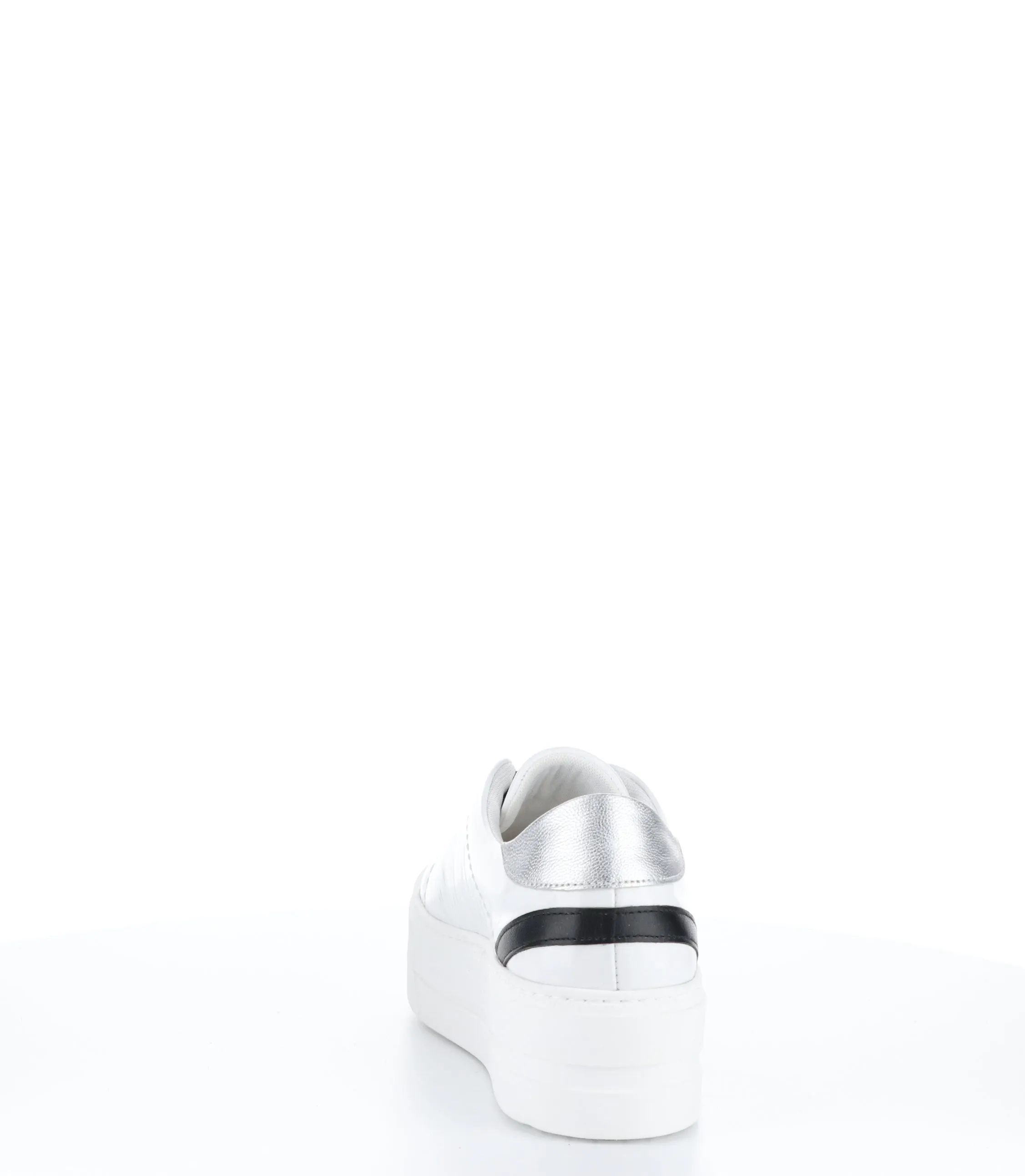 MONA WHITE/BLACK/SILVER Slip-on Shoes