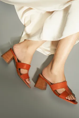 Nemo Heels - Rust Orange