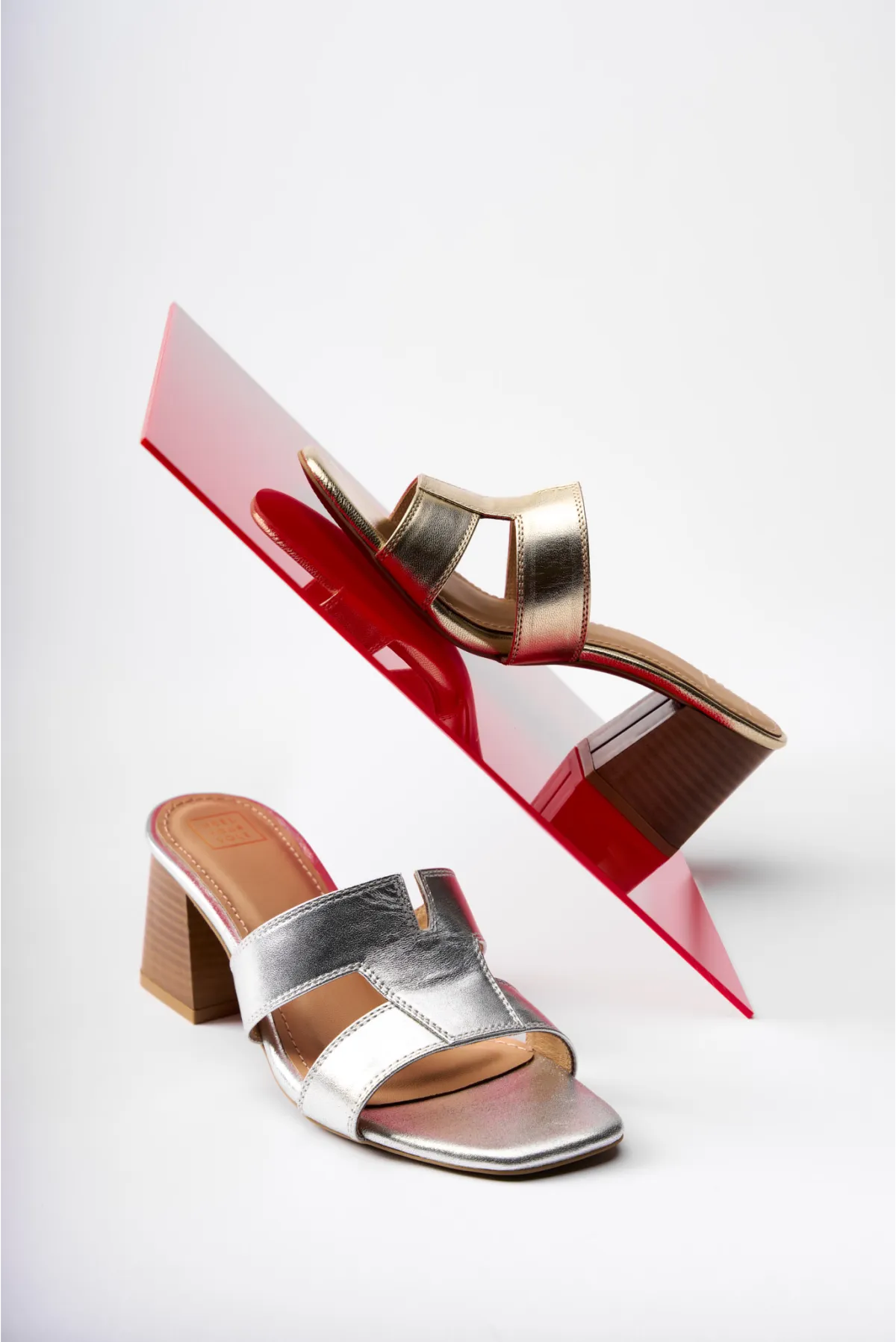 Nemo Heels -  Silver