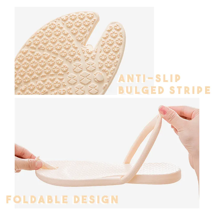 New Folding Travel Portable Slippers  Flip-Flops Beach Flat Sandals