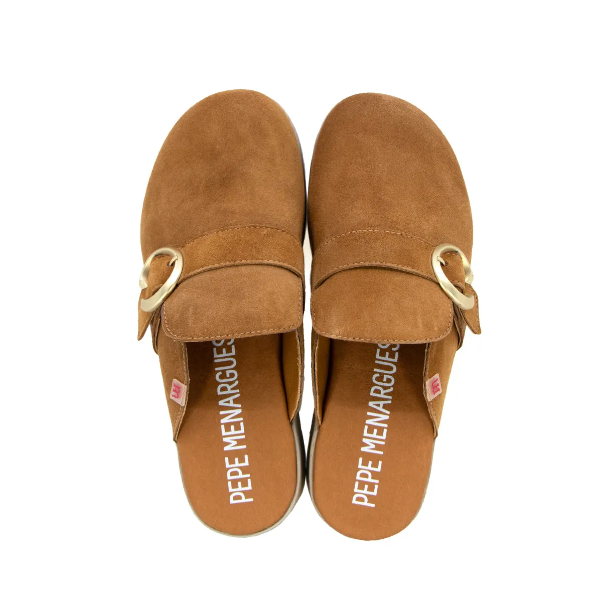 Noura Camel Ultra Light Clog Sandals