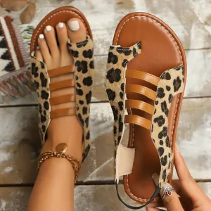 Open Toe Flats Sandals
