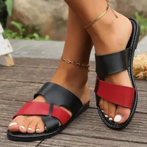 Open Toe Flats Sandals