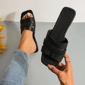 Open Toe Flats Sandals