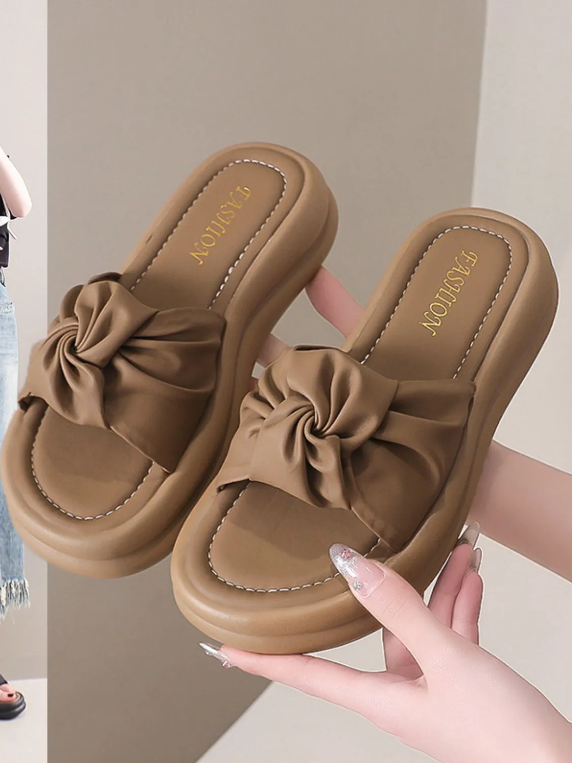 Open Toe Platform Sandals