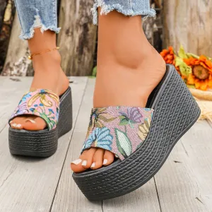 Open Toe Wedge Sandals