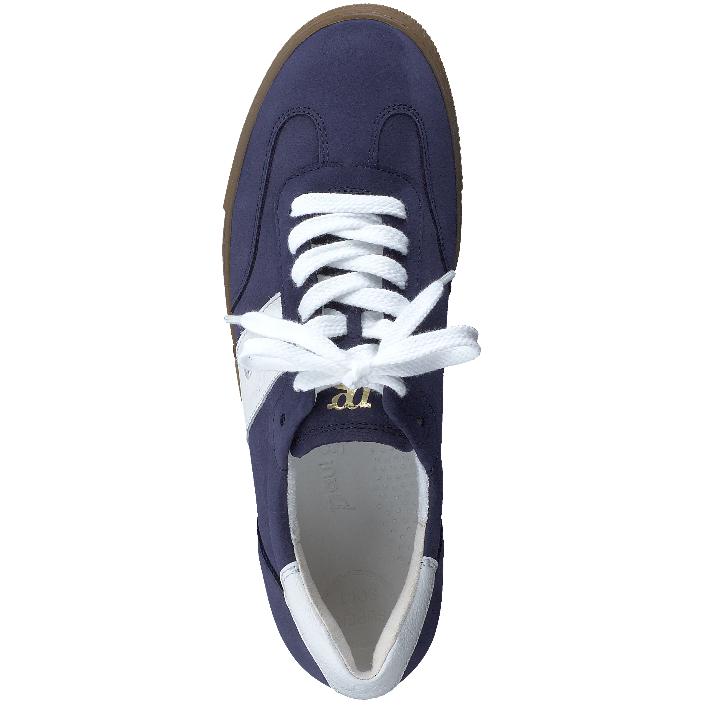 Paul Green Suede Trainers in Navy