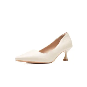 Point Toe Flare Heels Pumps