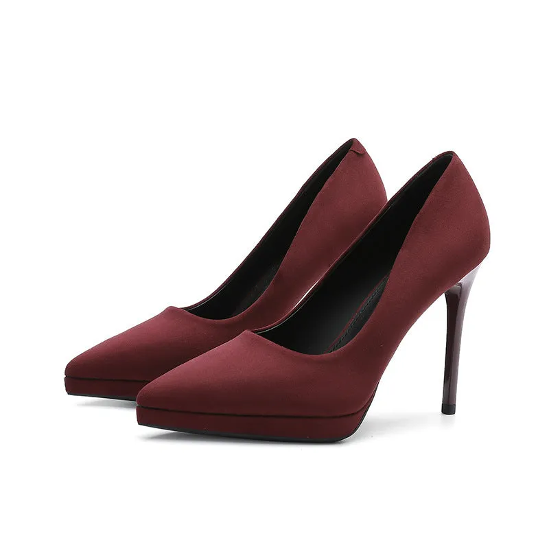 Point Toe Stiletto Pumps