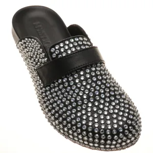 Rocklin Mule Black Leather