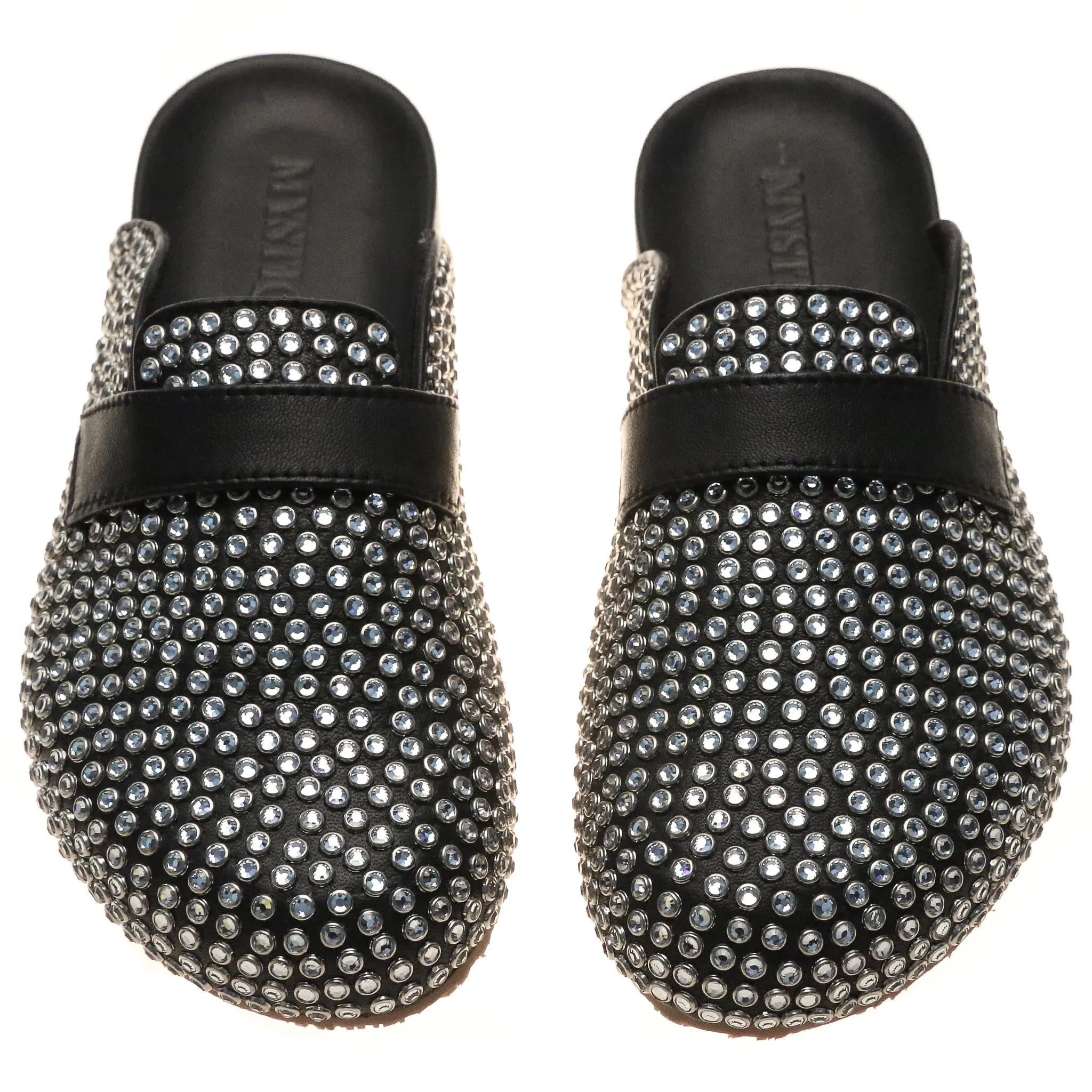 Rocklin Mule Black Leather